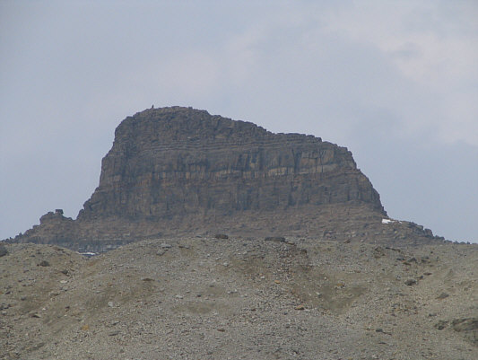 That summit cairn is visible from quite a distance.