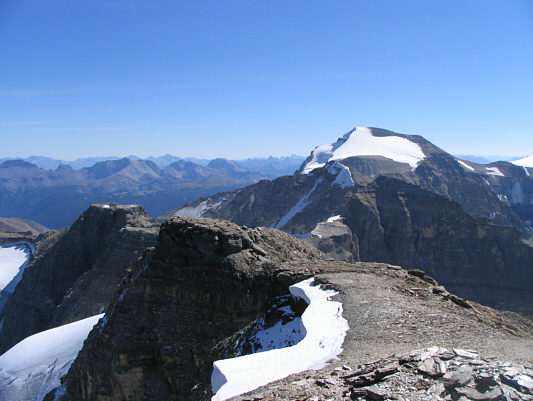 It was very satisfying to be able to see many of the other Banff Area Kane peaks from the summit of Stanley Peak.