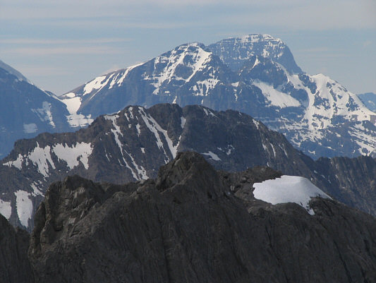 Mount Alberta is the sixth highest peak in the Canadian Rockies.