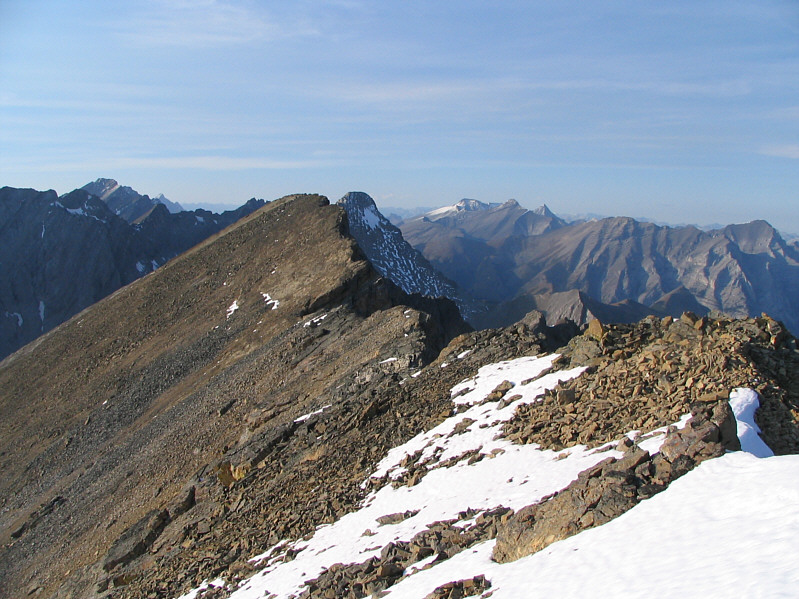 Think that's an easy traverse to the north summit?  Think again.