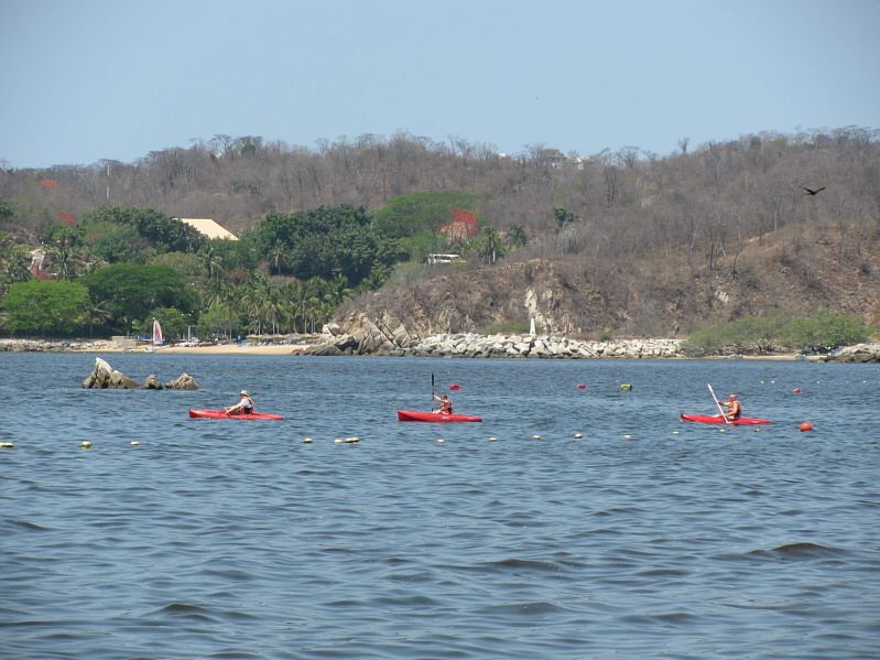 Actually, these weren't real sea kayaks, but they served their purpose well enough.