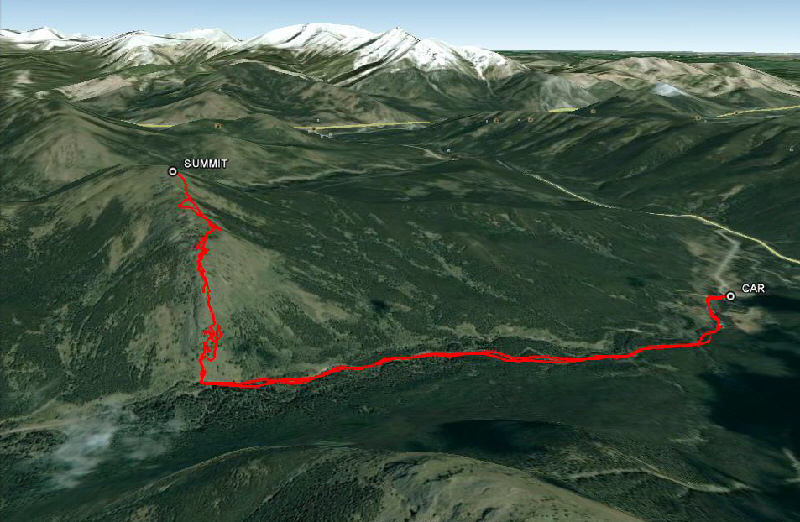 About 7 km round-trip and 433 metres elevation gain.