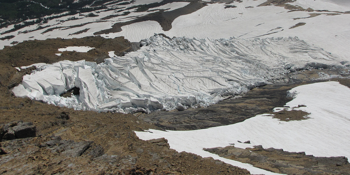 Death of a glacier?