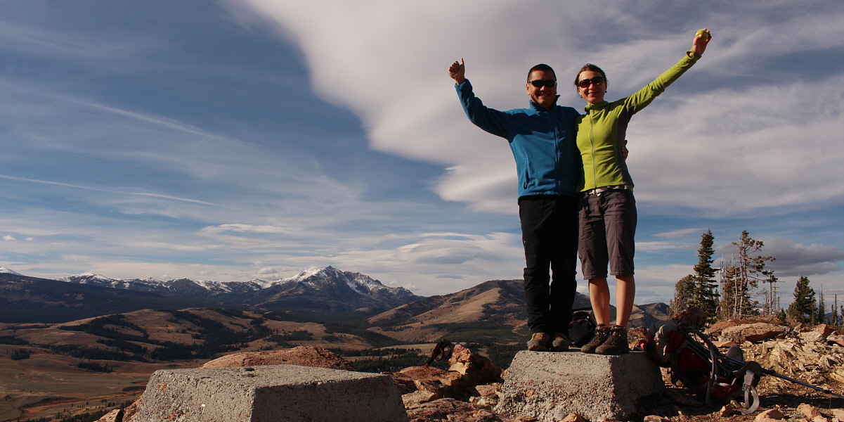 Our first summit of the road trip!