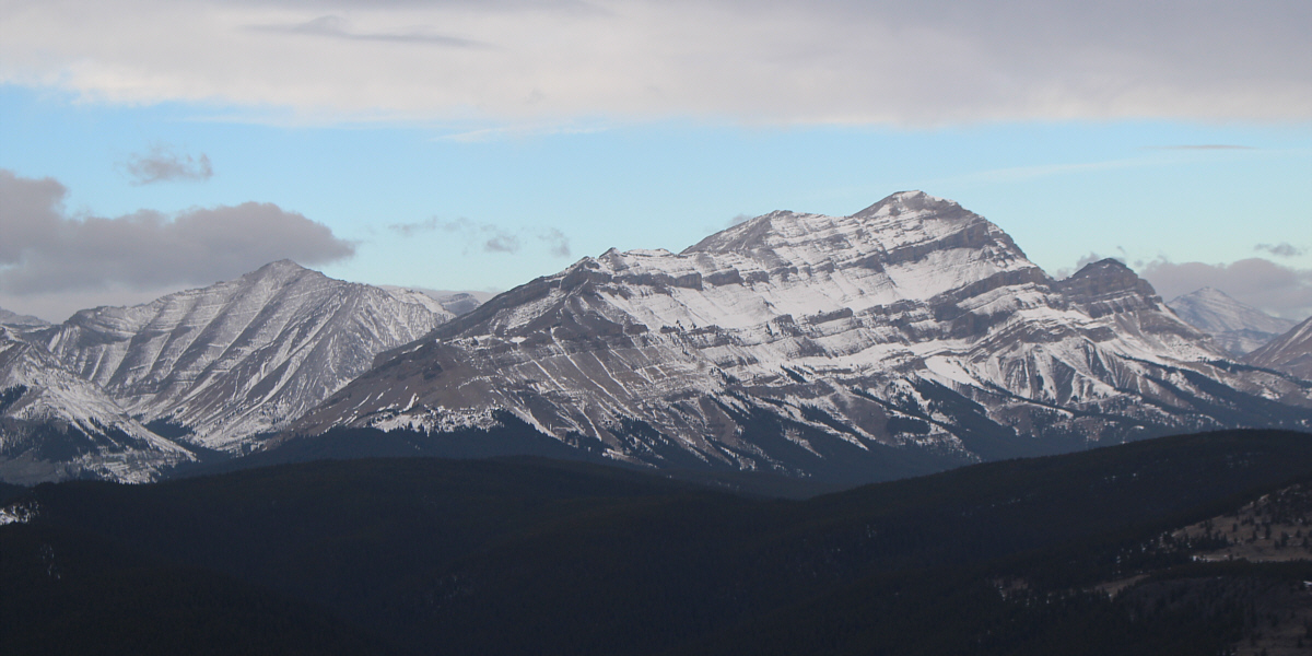 You can even spot the crux gully if you look carefully!