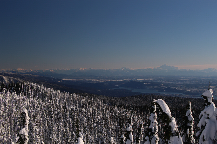 A rare bluebird day on the lower mainland.