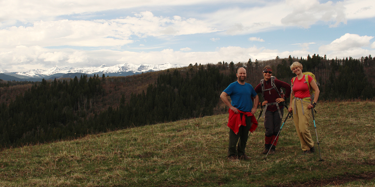 Yeah, all that snow in the mountains is why we're hiking in the foothills today!