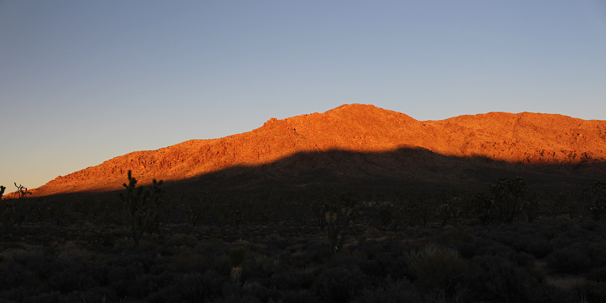 The end of another beautiful day in the Mojave Desert!