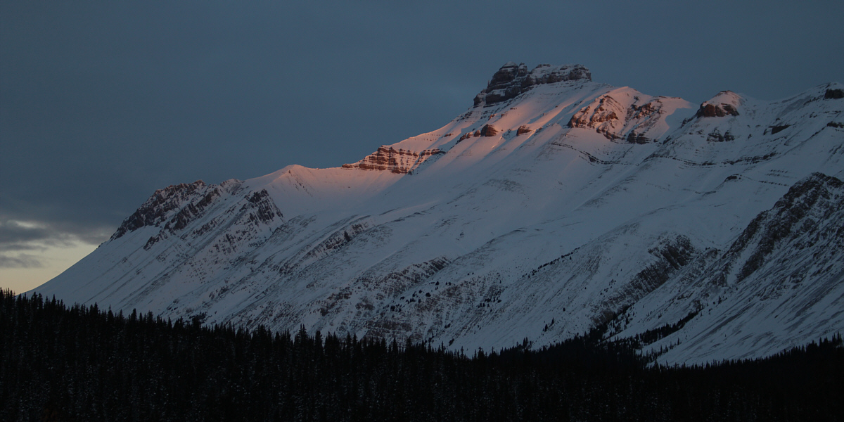 You'll be seeing lots of this peak from Parker Ridge!