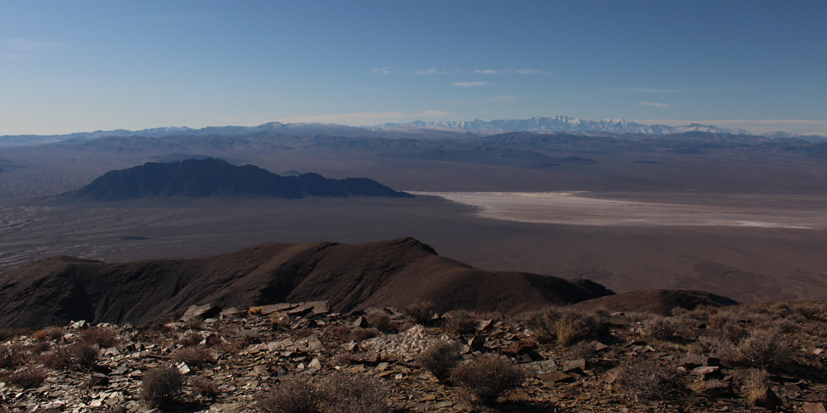And of course, Telescope Peak is the highest in the Panamint Range.