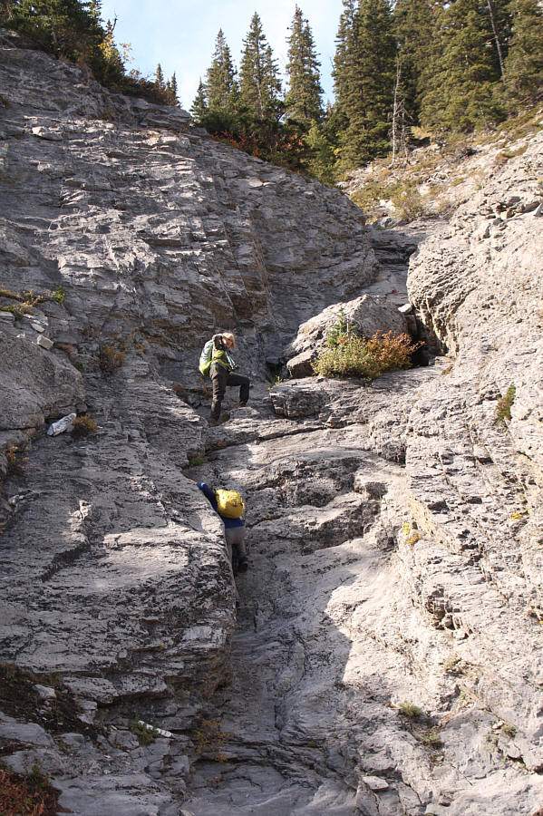 Maybe okay going up here, but definitely not a good way to descend!