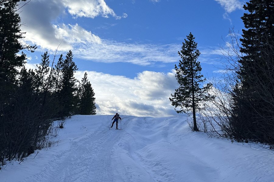 Almost broke a sweat on this uphill...almost...