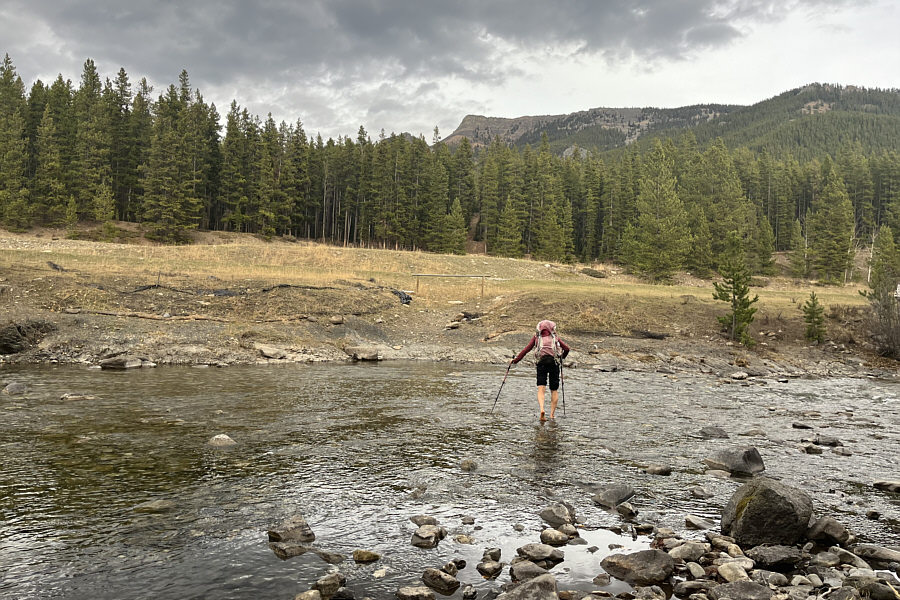 Nice to have clean feet at the end of a hike!