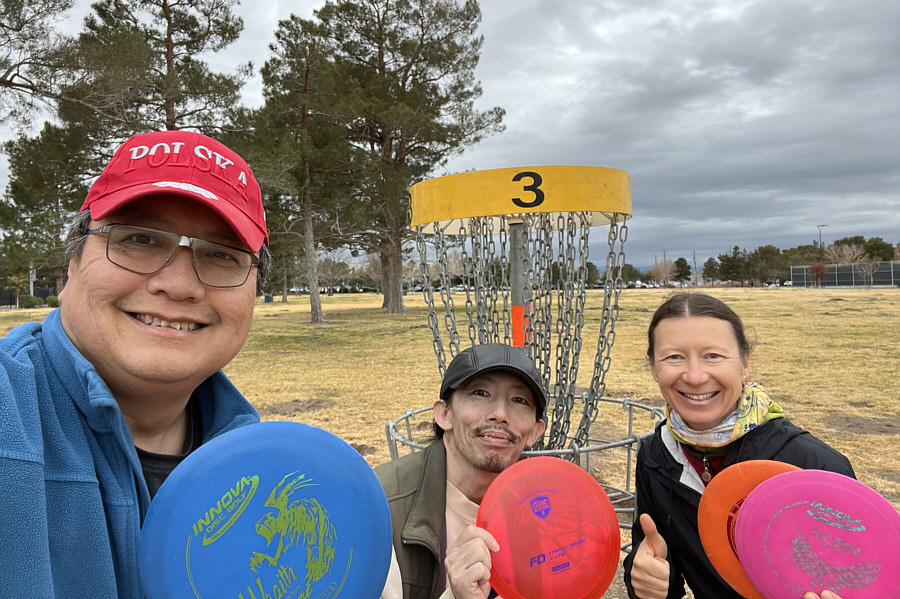 Thank you, Shin, for joining us for a few holes of disc golf!