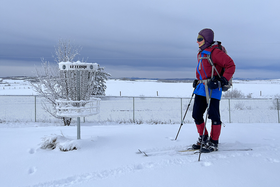 No disc golf today--too cold!