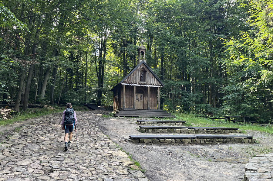 Chapels in forests always look kinda creepy...