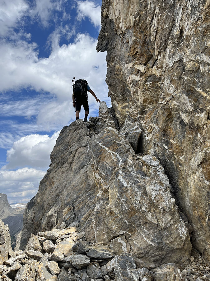 This flake was fun to scramble up.