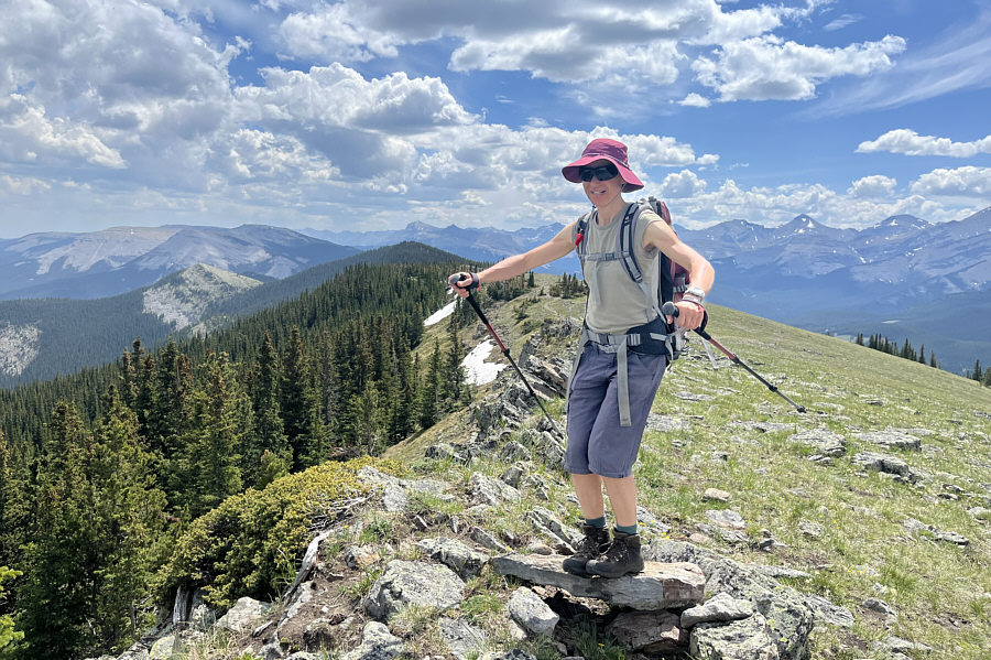 Just making sure we tagged all the highest points along the ridge!