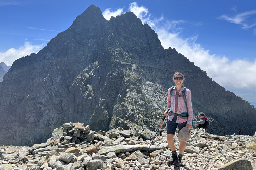 Can you spot the climbers on Vysok?