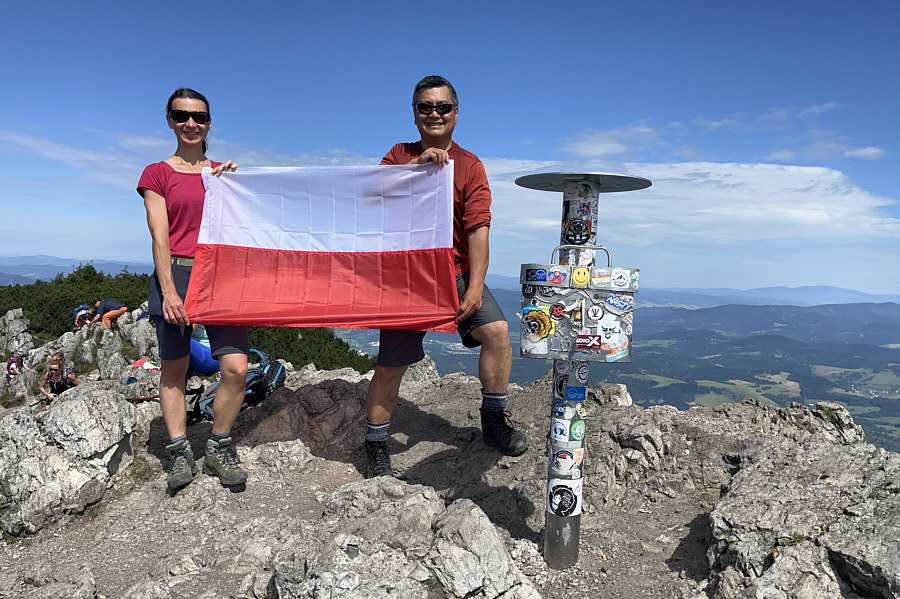 Pozdrowienia ze szczytu Wielkiego Chocza!