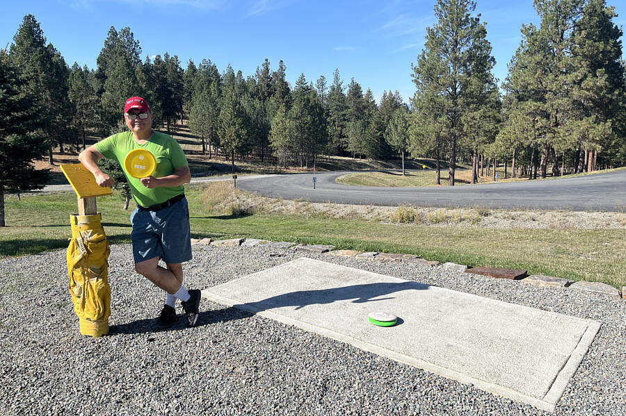 Nice concrete tee pads too!