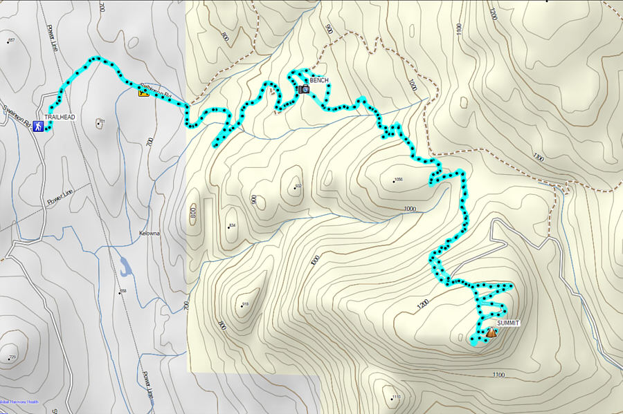 Possibly one of the best hikes near Kelowna, it will become even more popular once a proper trail is built to the summit.