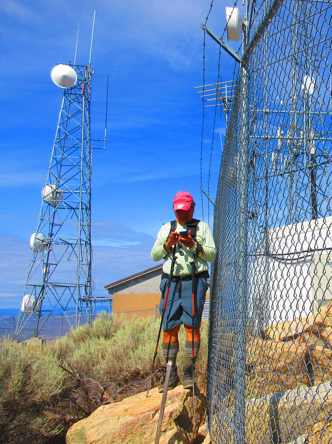 Another frickin' fenced-off summit!