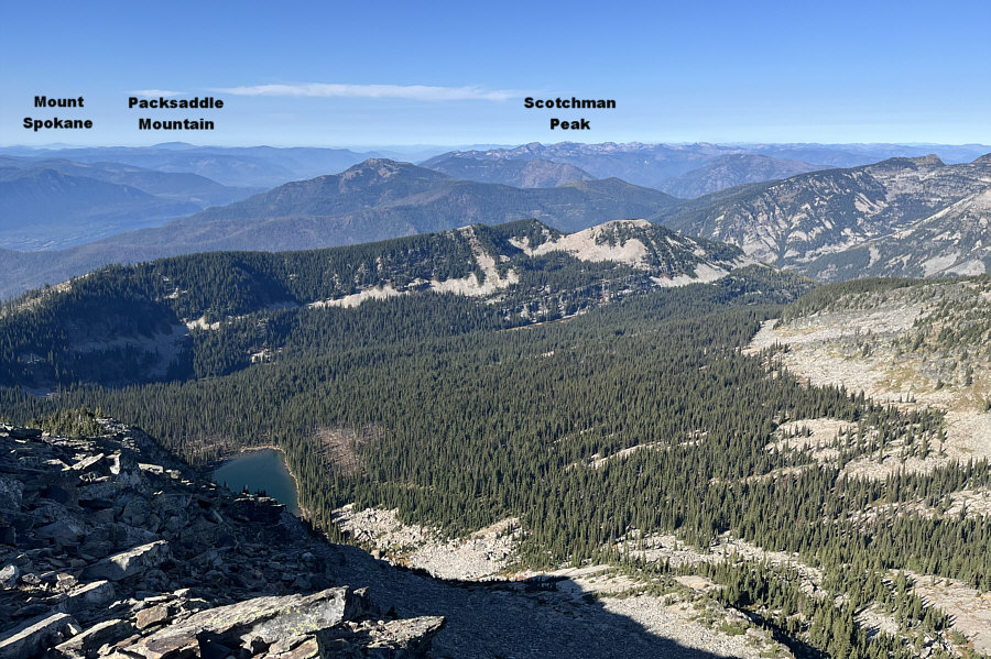 Engle Lake doesn't look like it's worth the extra effort--descending and then climbing back up--to visit!