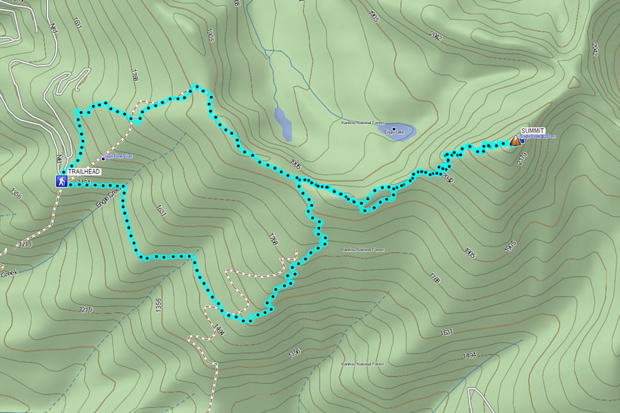 A hard lesson learned about trip planning and route selection!