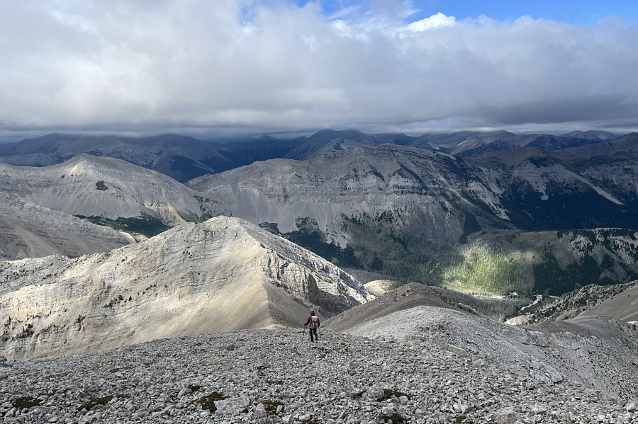 Just a lot of ankle-breaking rocks here!