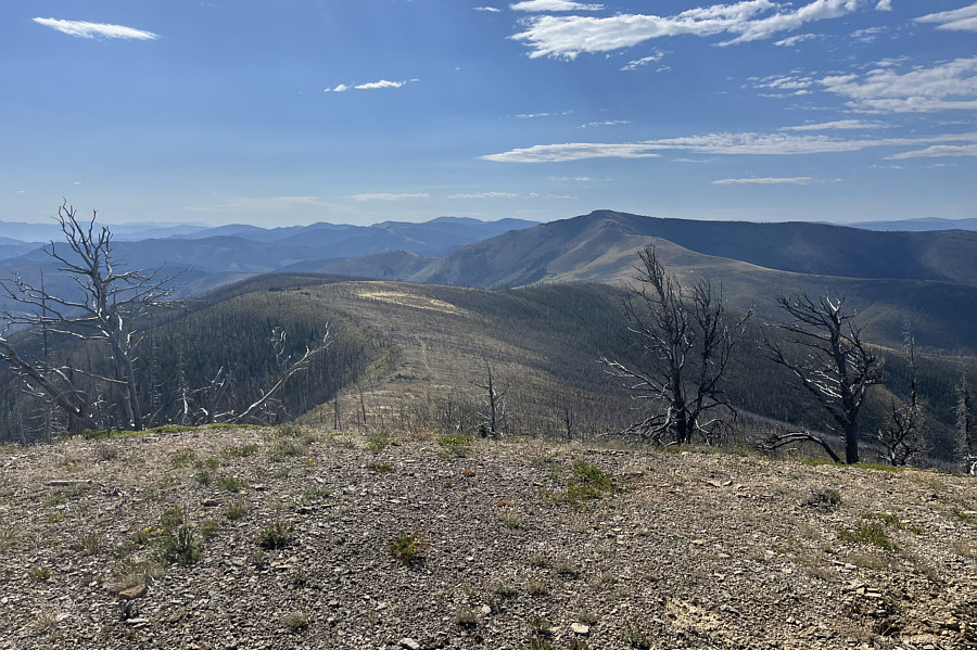 Green Mountain looks more green than Red Mountain looks red!