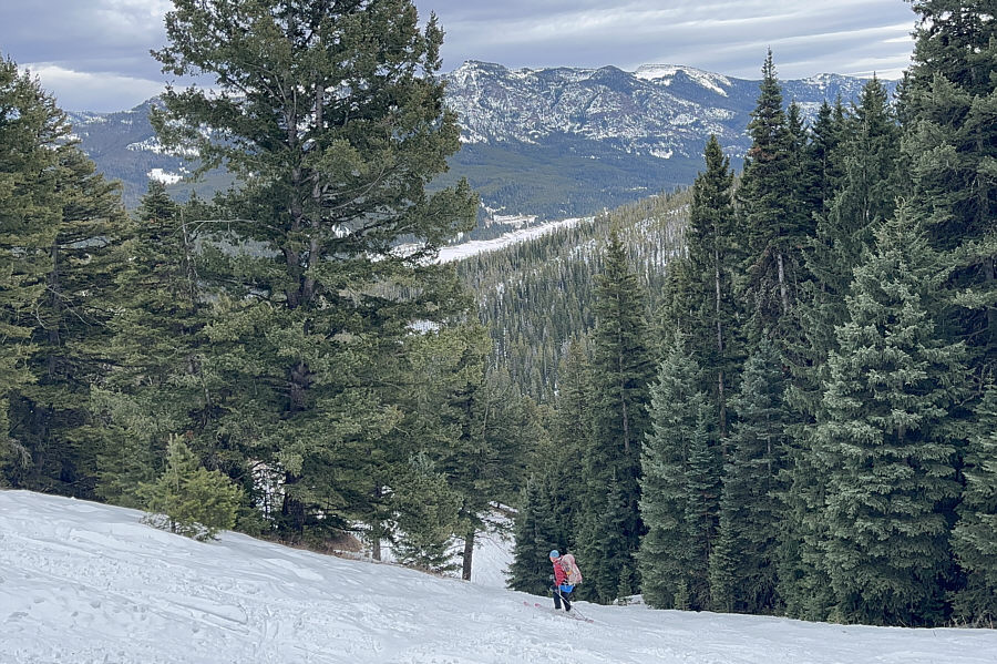 This was a tough ski, but Zosia is a tougher skier!