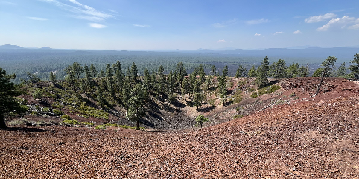 Thankfully, this cinder cone is not active!