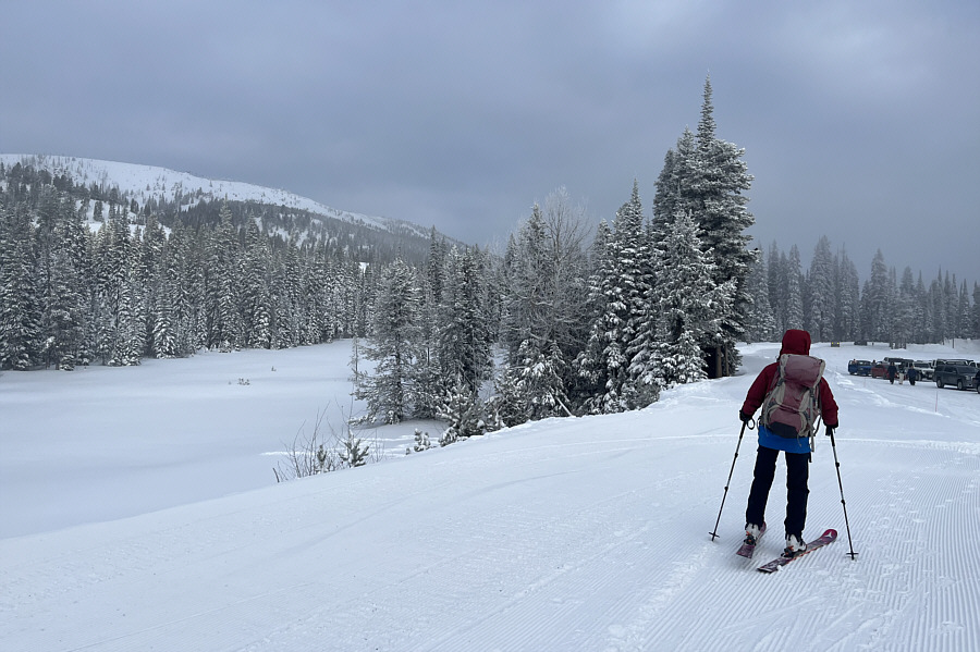 We weren't entirely sure how to get to Chairlift 4, but this is the way!