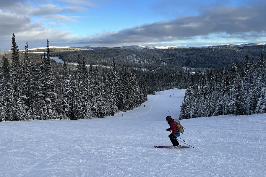 Save some energy for the rope tow near the bottom!