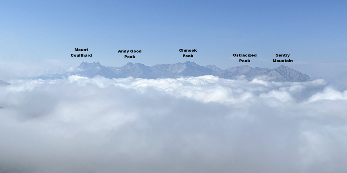 How is it possible to climb above the clouds on diminutive Pa Butte?