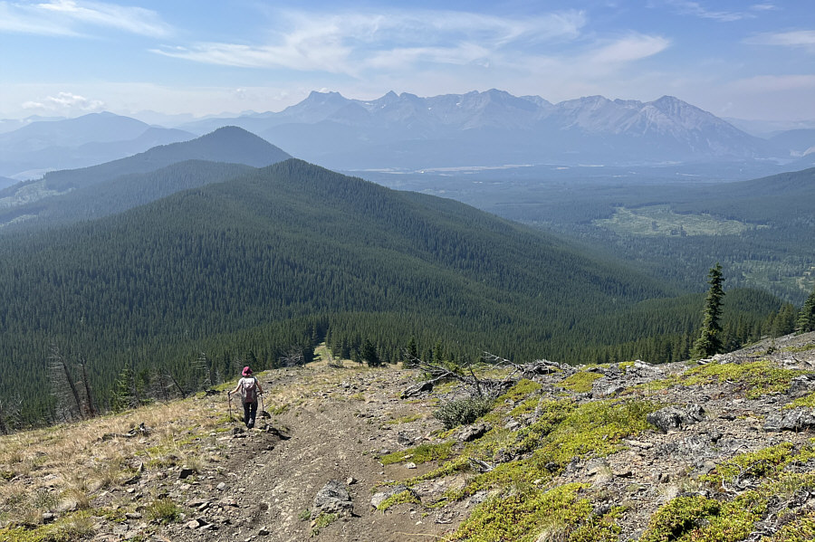 This could arguably be a better ascent route for Pa Butte.