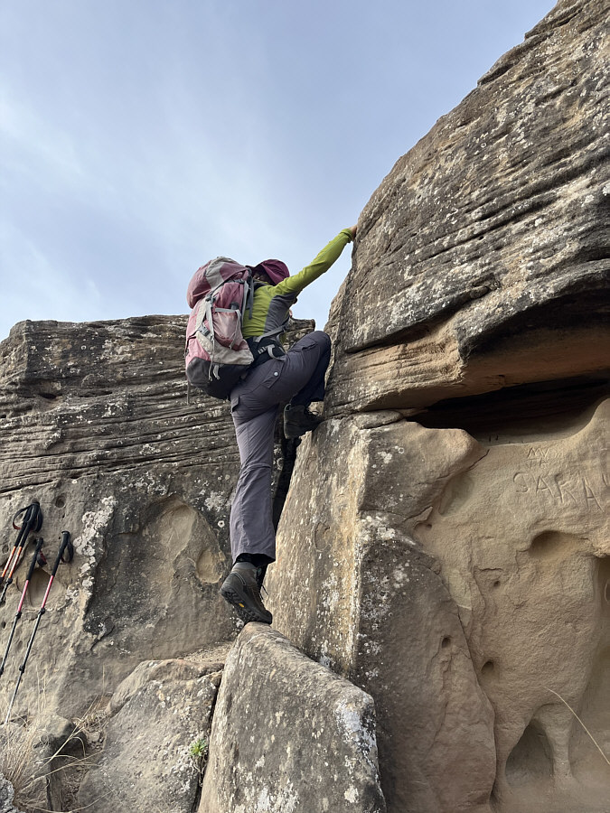 This girl can climb!