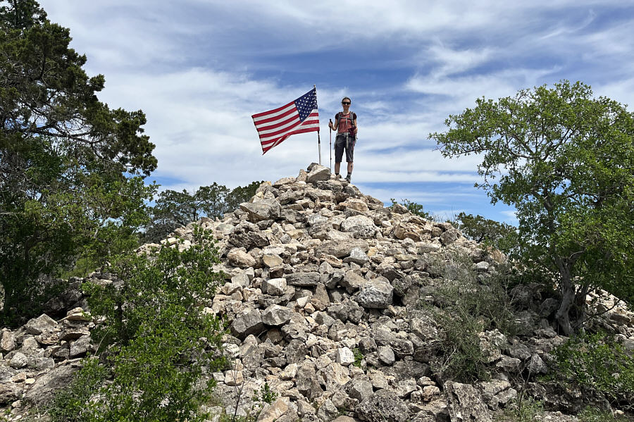 World's largest summit cairn?