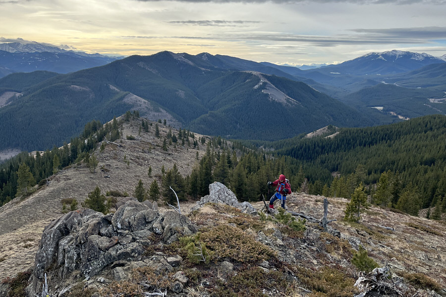 Pretty much the last steepish section of the ascent.