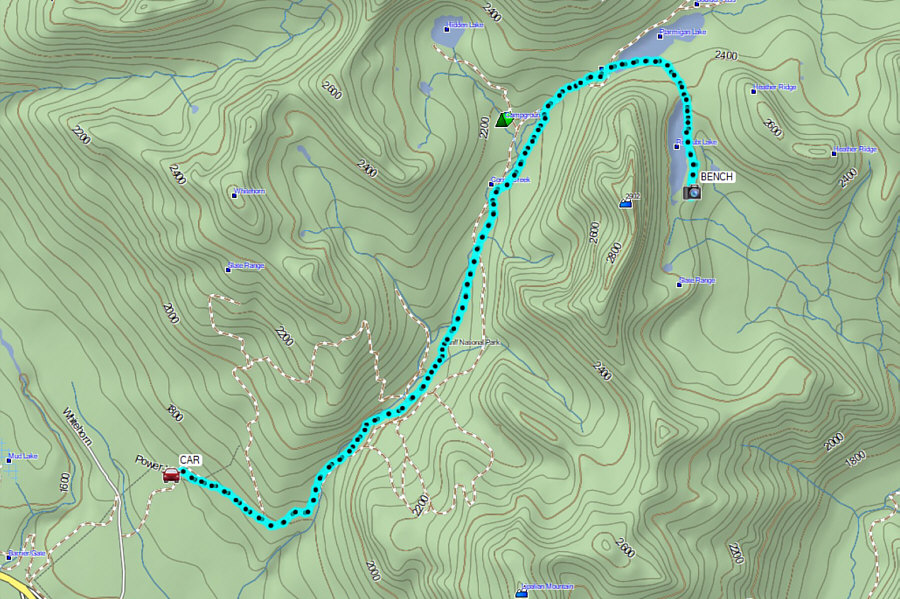 Mostly a conditioning ski--albeit a very scenic one--after not strapping on AT gear for over a month.