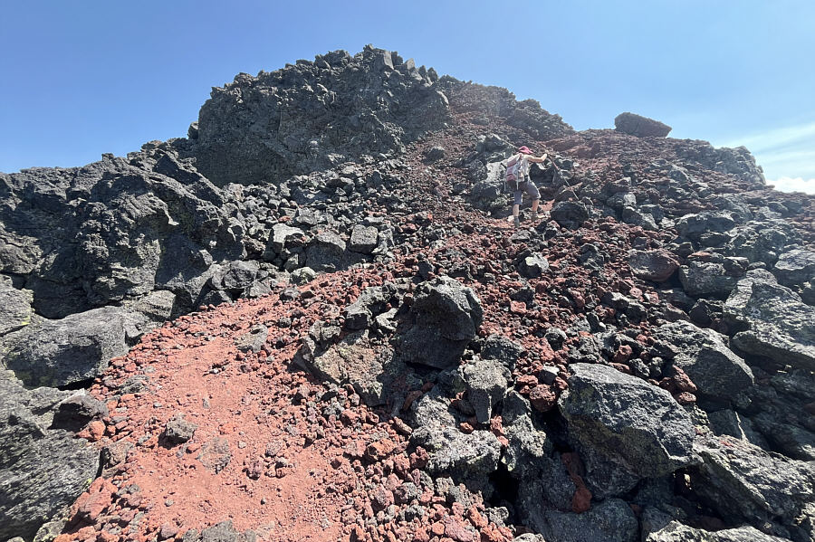 The red pumice is kinda slippery and grippy at the same time!