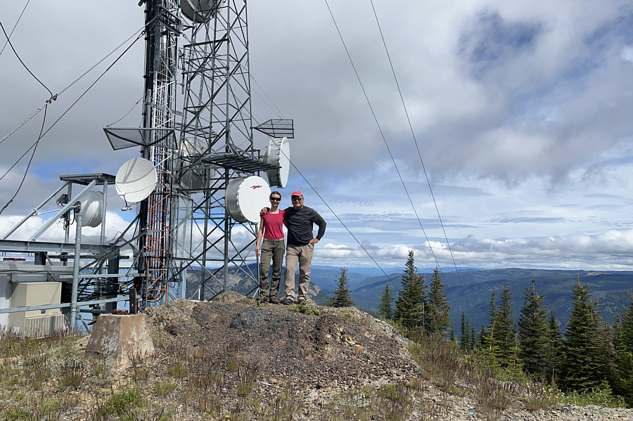 Too bad about all the ugly antennas, but I guess it's better than standing in a rain cloud!