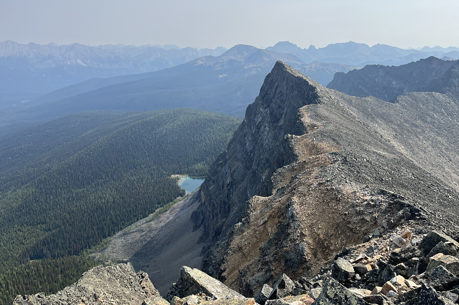 Maybe less tourists at this lake...until the larches start to turn in a few weeks!