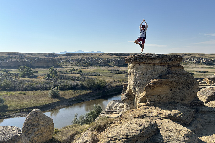 Hoodoo yoga!