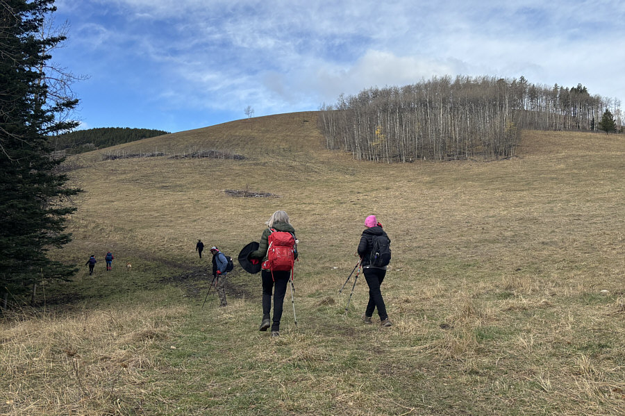 We should've descended this slope later on!
