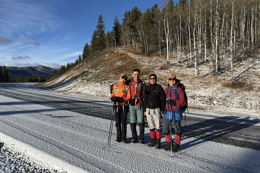 Be careful of cars zooming by!