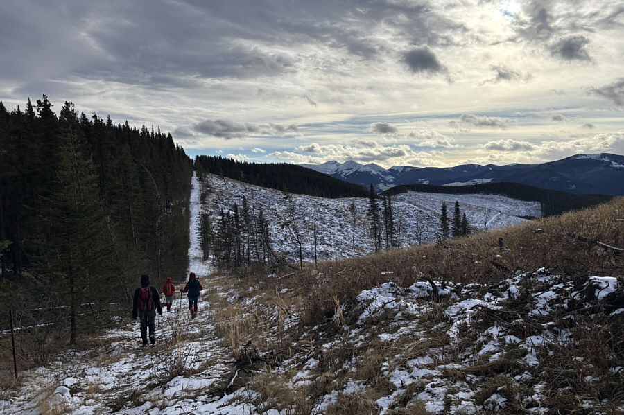 It's best to go back the same way!