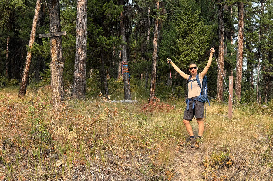 Just happy that we're no longer bushwhacking!