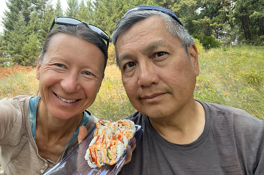 Bittersweet consolation for a most unrewarding hike!